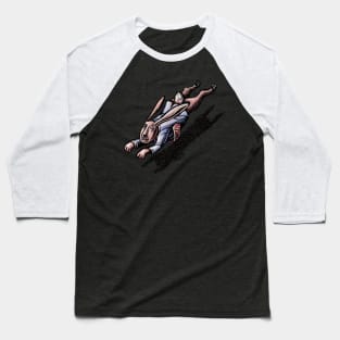 Running Rabbit in a Suit Baseball T-Shirt